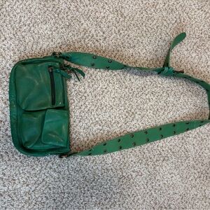 Free People Green Crossbody Bag
